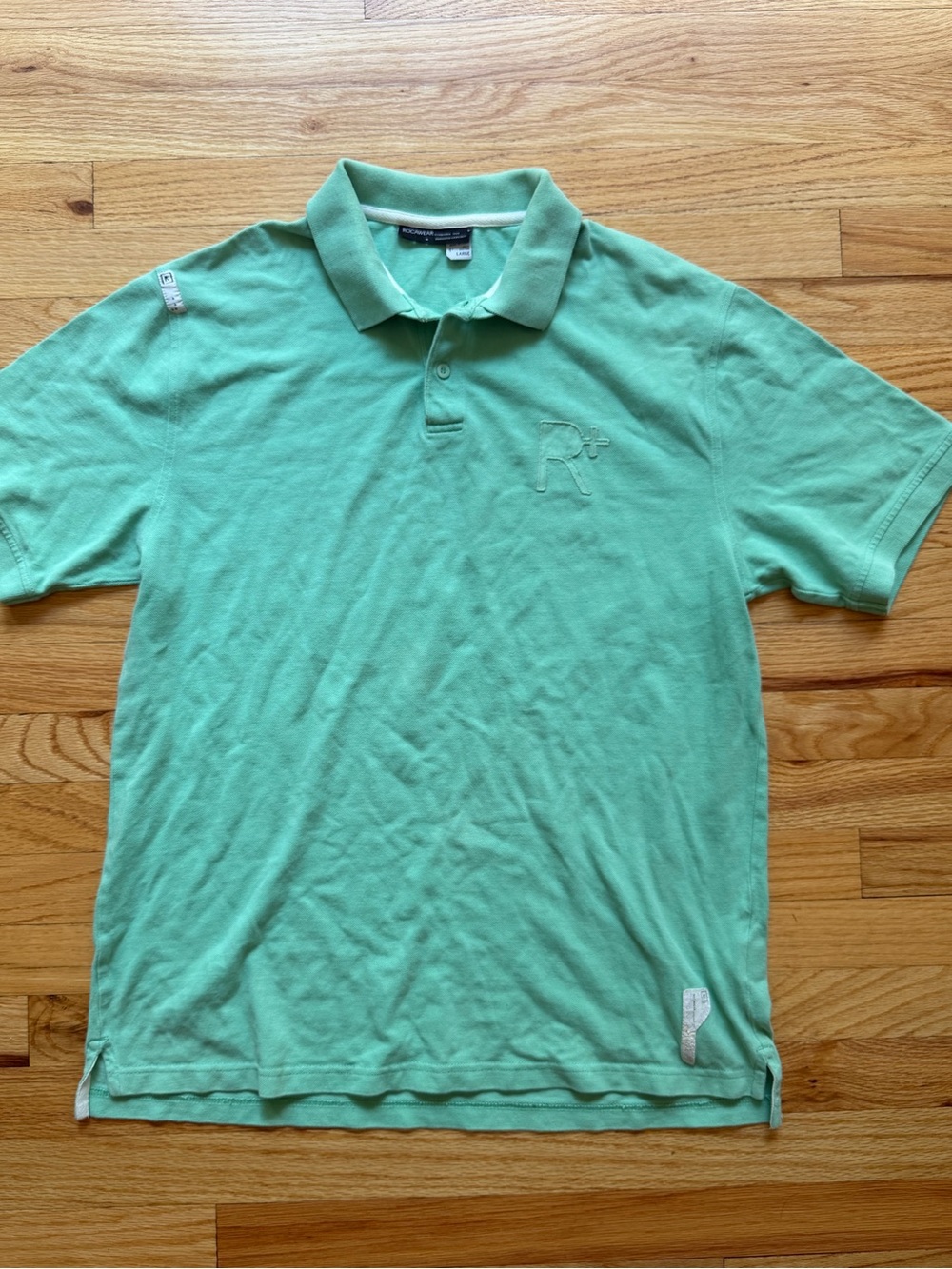 Rocawear Men's Mint Green Polo Shirt